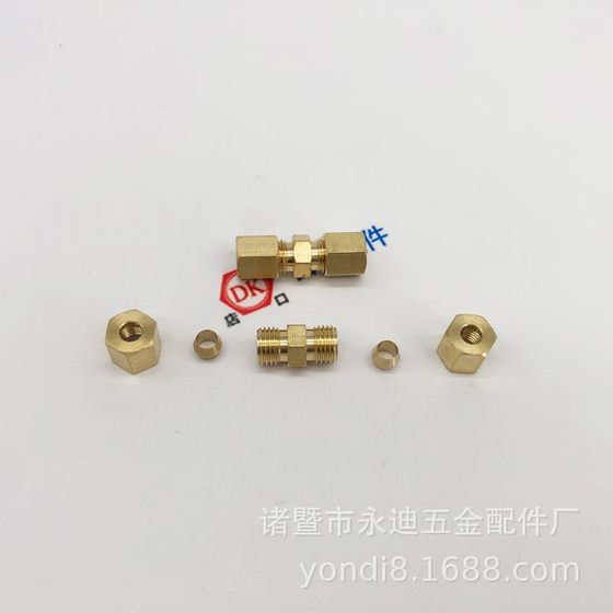 3/16 outlet brake tube repair connector 4.76 card sleeve connector