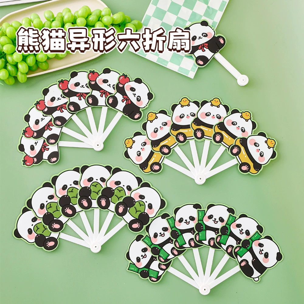 Panda 40% off маленькие летние рекламные подарки для детей и студентов, пластиковые охлаждающие маленькие вентиляторы, милые вентиляторы с героями мультфильмов