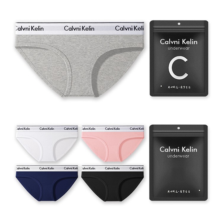 Ck&Javge Women's Underwear, Girls' Seamless Sports Briefs, Girls' Sexy Mid-Waist Shorts, Antibacterial Pure Cotton