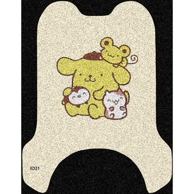 Xiaodao Dessert Wisdom Chinese Style Electric vehicle foot mat - pudding-dog