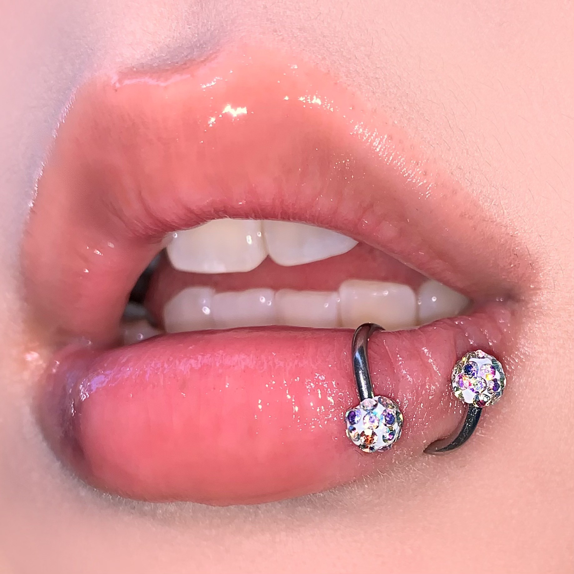 Flash Mud Ball S-Ring Lip Ring S-Shaped Ear Bone Ring Super Flash S-Hoop Lip Nail Small Sweet Cool Hot Girl Piercing Jewelry Wholesale detail image 10