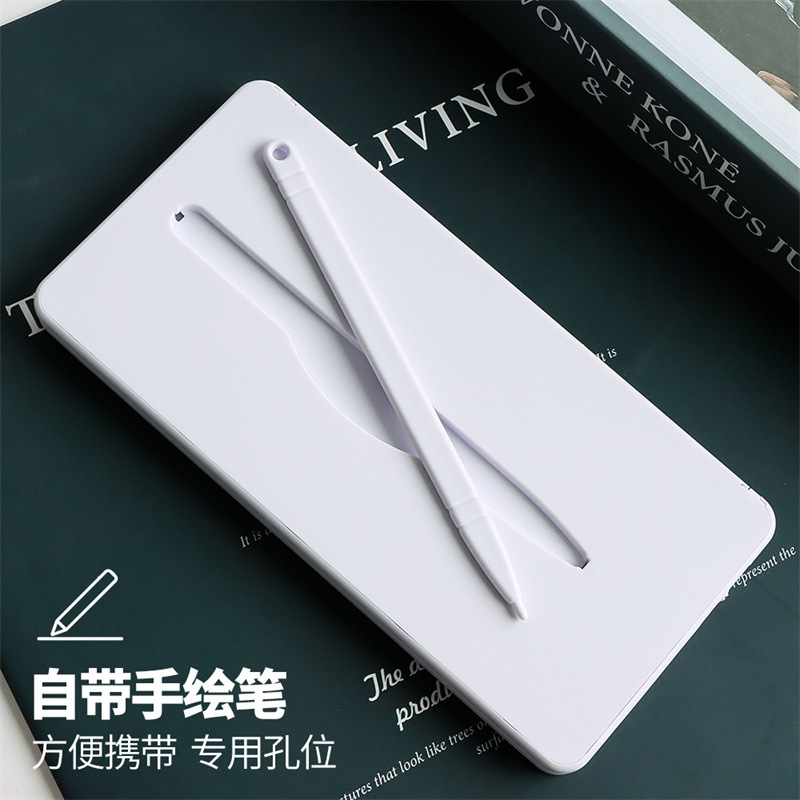 Calculadora solar tablero de escritura plegable portátil estudiante tablero de escritura calculadora electrónica oficina de negocios regalo