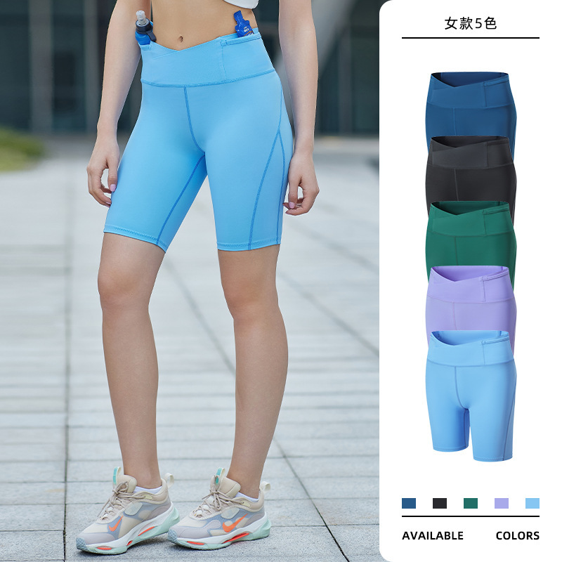 Spring New Women's High-Elastic High-Waist Compression Shorts for Outdoor Marathon Trail Running and Yoga Spring New Women's High-Elastic High-Waist Compression Shorts for Outdoor Marathon Trail Running and Yoga