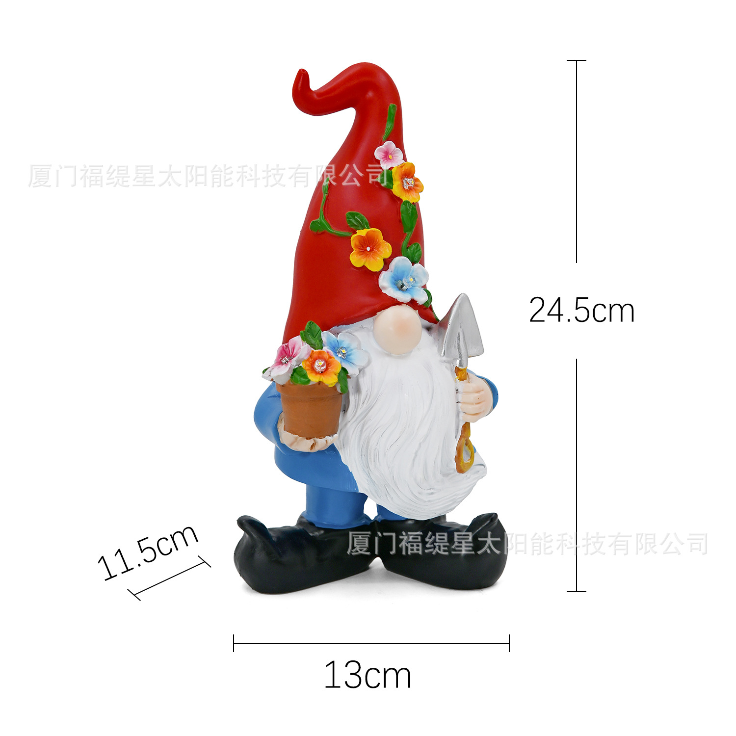 Luces solares para exteriores, adornos de resina, figuras de enanos, artesanías, estatuas, luces, adornos para decoración de césped image 18