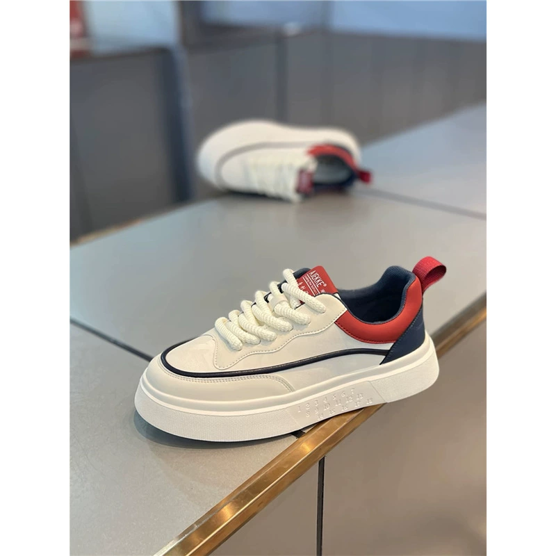 Быстрая рука та же осенняя повседневная толстая подошва, дикая кожаная обувь с мягкой подошвой, удобная спортивная мужская обувь