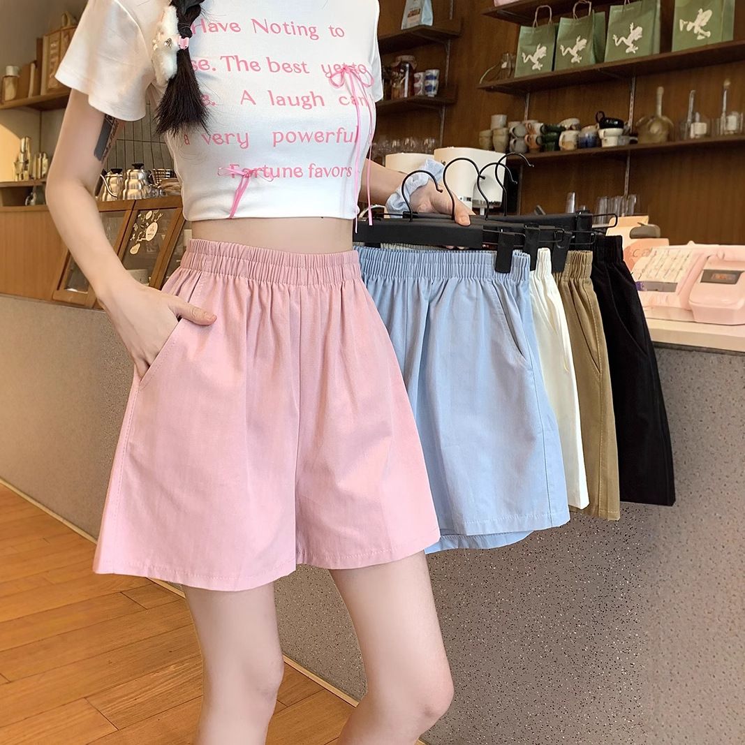 Short tiro alto casual