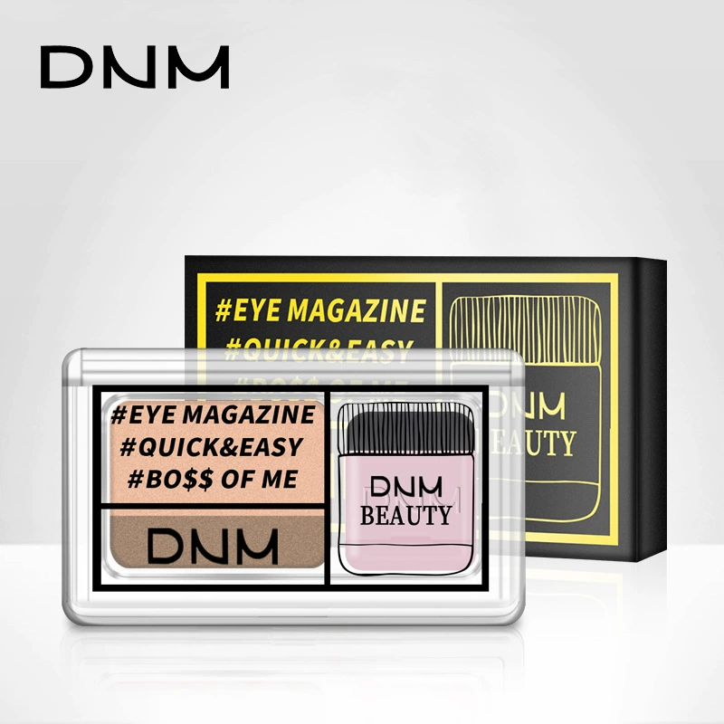 DNM (跨境贸), печать, двухцветные тени для век, матовая водостойкая щетка с кистью, градиент, для начинающих
