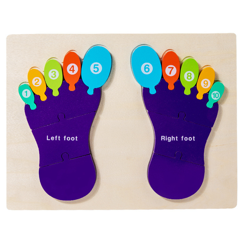 Montessori figura geométrica de madera rompecabezas forma de madera educación temprana juguetes educativos para niños al por mayor