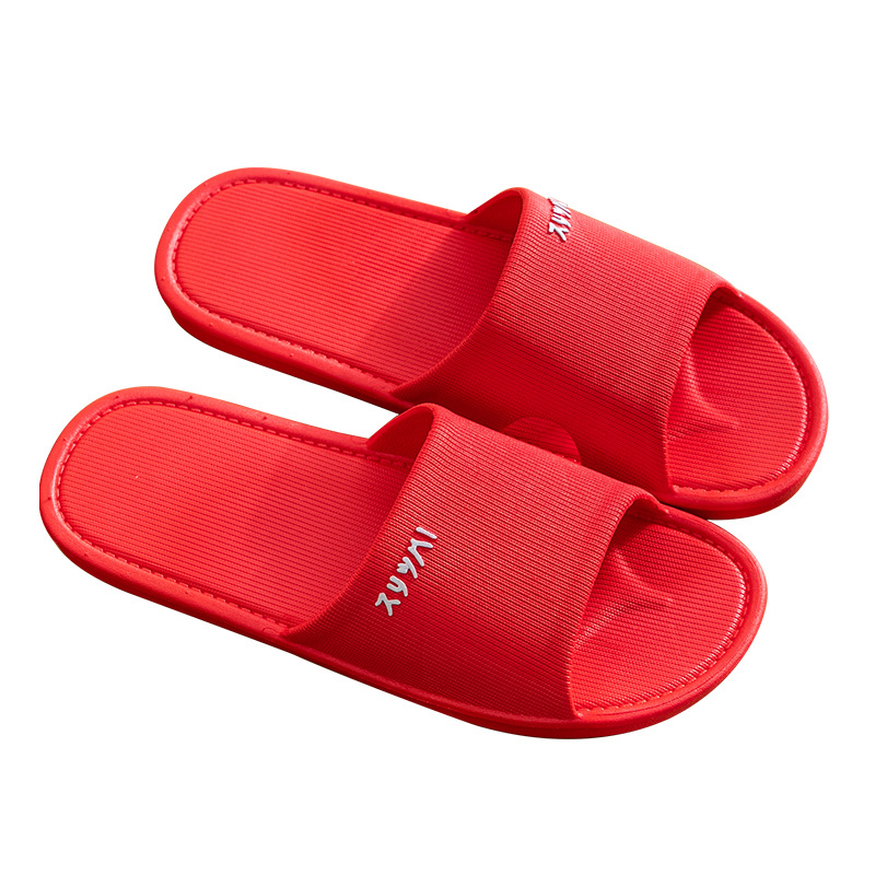 Nuevas zapatillas antideslizantes japonesas verano suave Fondo hogar invitados baño Hotel baño pareja zapatillas de interior