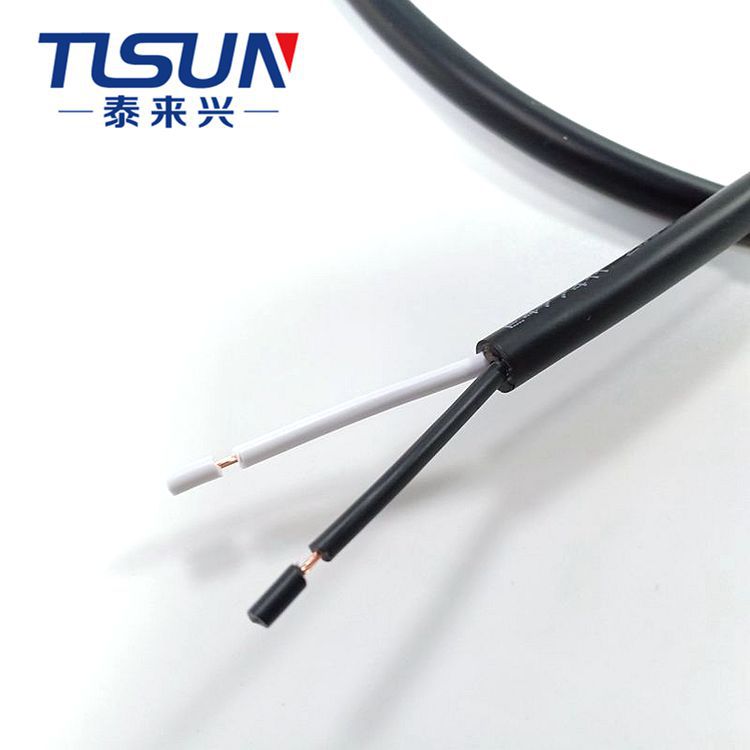电器设备连接线 2517 2X20AWG 黑白线芯 美规758标准