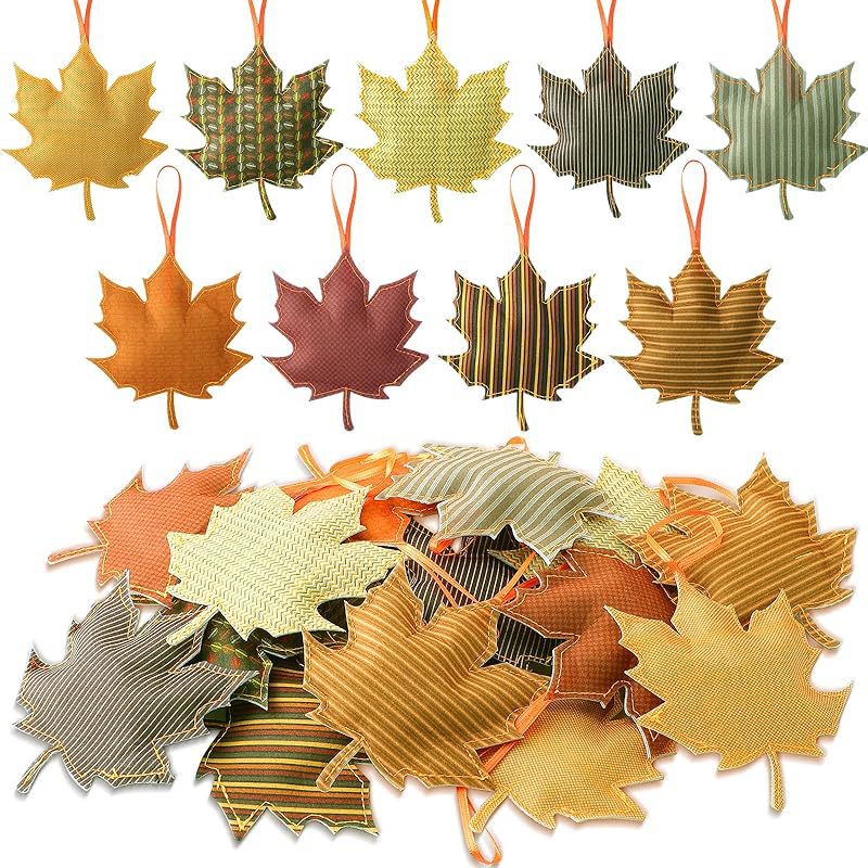 Non-Woven Pendant Cross-Border Autumn Thanksgiving Three-Dimensional Felt Cute Maple Leaf Pumpkin Party Decoration Factory Direct Sale