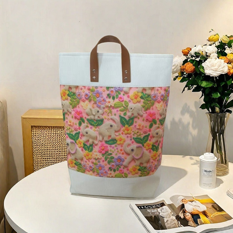 Ins nueva bolsa de almacenamiento portátil de dibujos animados 3d tela plegable canasta de ropa sucia engrosada gran cubo de almacenamiento de juguetes