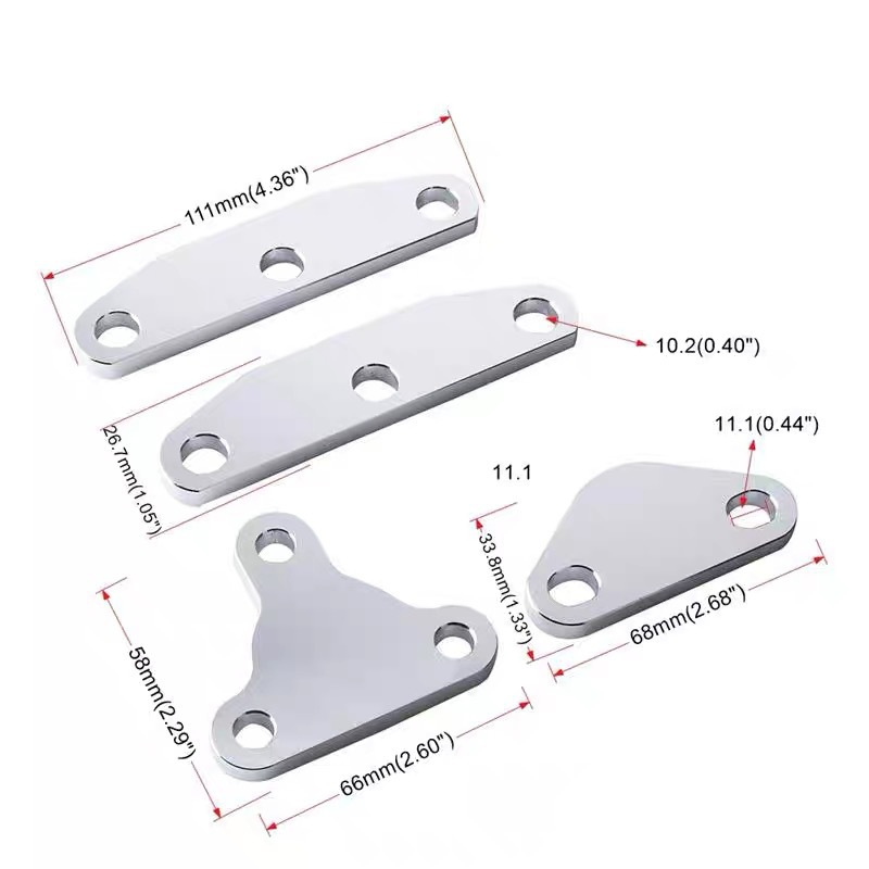 Cross-Border Automotive Modification Parts Suitable for Toyota 20R 22Re Egr Gasket Exhaust Intake Block Shut-Off Plate