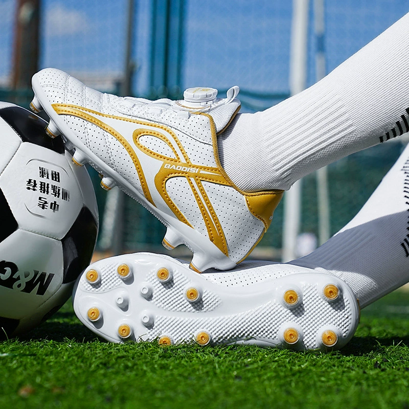 2024 Трансграничные новые низкие бани дети вращающиеся футбольные туфли