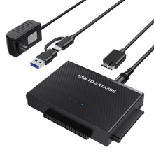 厂家直销USB3.0转SATA IDE转接器易驱线2.5英寸3.5英寸硬盘转接