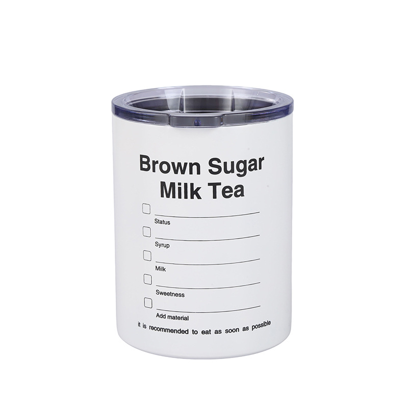 Internet celebridad ins304 hielo de acero inoxidable taza de café americano de doble capa de paja de vacío taza de coche portátil al aire libre al por mayor