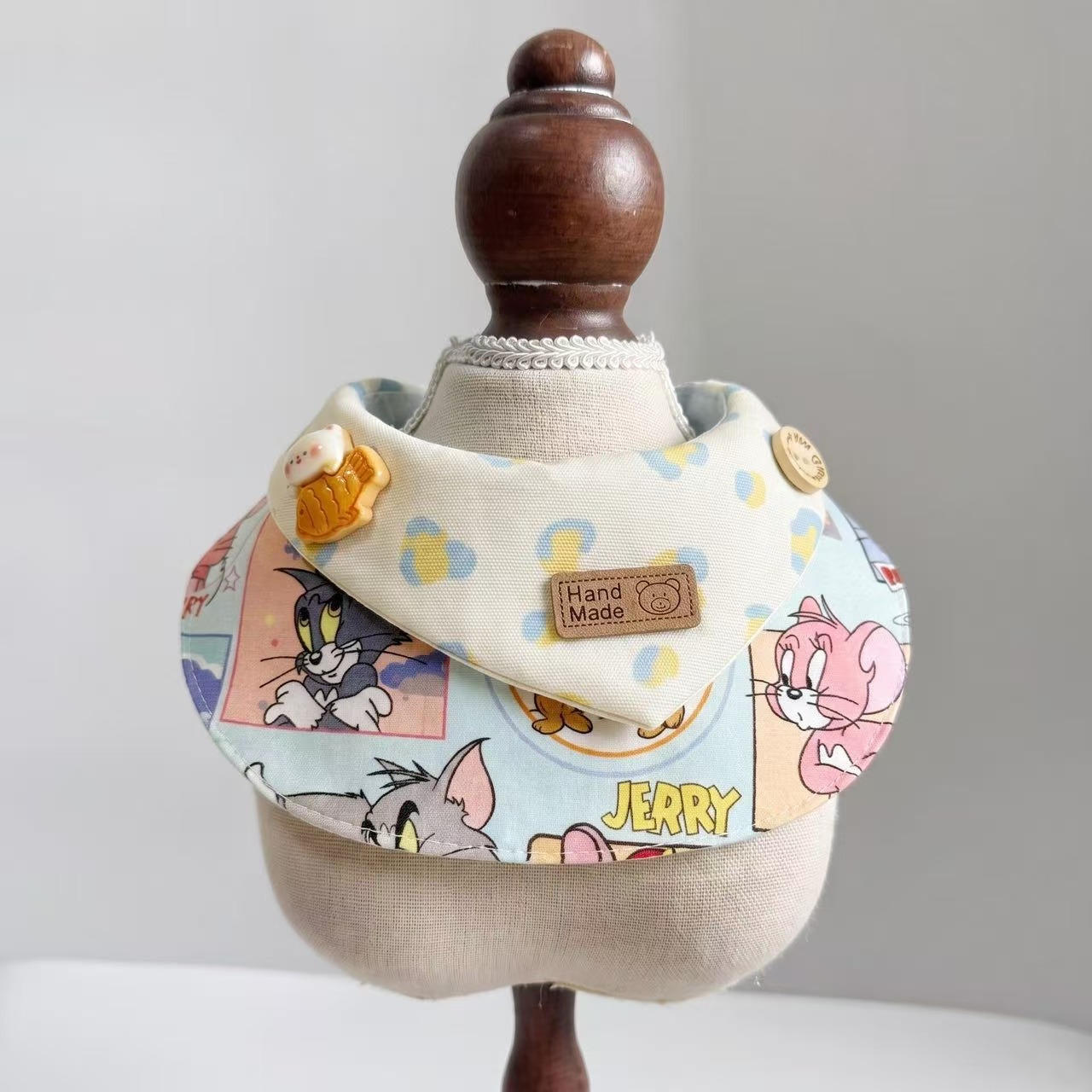 汤米老鼠 / S码脖围20-25cm（3斤内狗戴 6斤内猫戴)