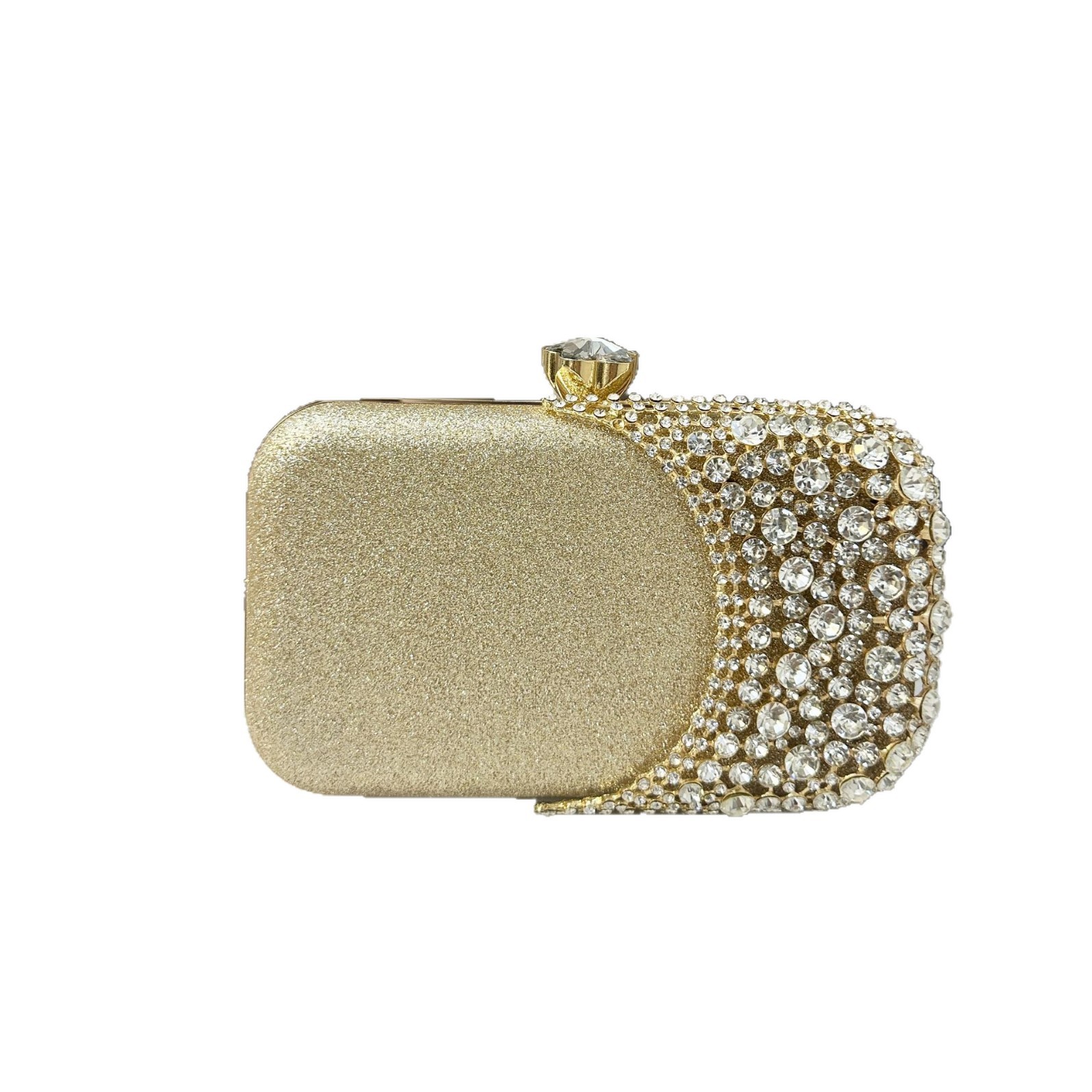 Pochette da sera da donna con strass borsa a tracolla elegante_voghion.com