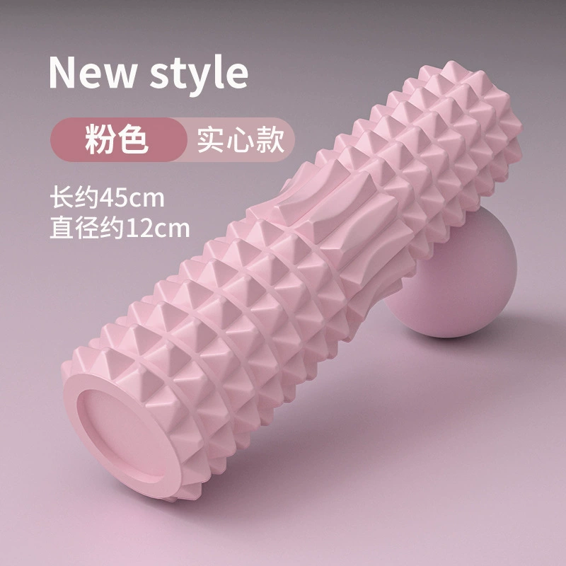Solid foam roller Crescent yoga column roller массаж артефакт бытовой двухсегментная система расслабления мышц ног