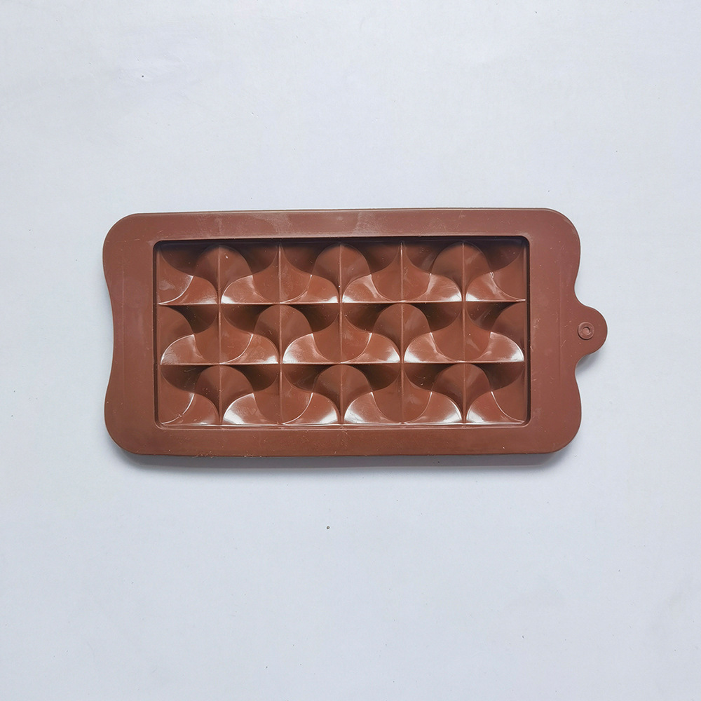 124 molde de silicona chocolate agudo pastel helado pudín molde de postre jabón utensilios de cocción