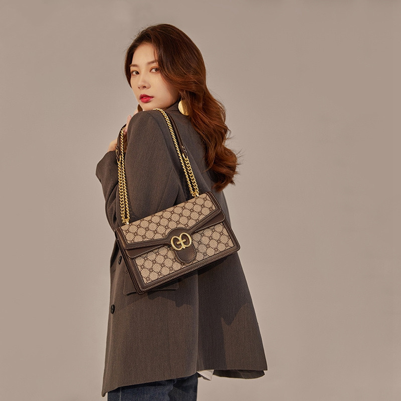 Printed Dionysus Shoulder Bag With Chain For Women Elegant Style_voghion.com