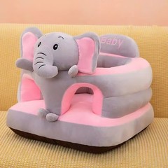 新款卡通宝宝学座椅婴幼儿加厚学坐椅加大加高防摔毛绒玩具小沙发