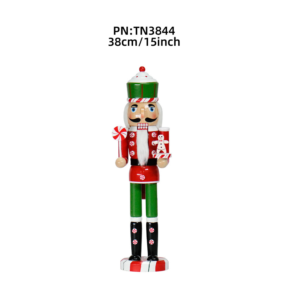 TN3844 Hombre de jengibre rojo y sombrero verde