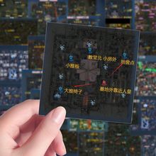 160张爆款第五人格游戏地图贴纸仿真创意贴画装饰房间手账本自粘