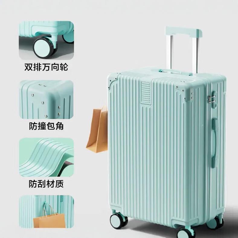 Equipaje de mujer red retro 20 pulgadas pequeño viaje de rueda universal cajas de tracción 24 pulgadas maletas de estudiantes duraderas