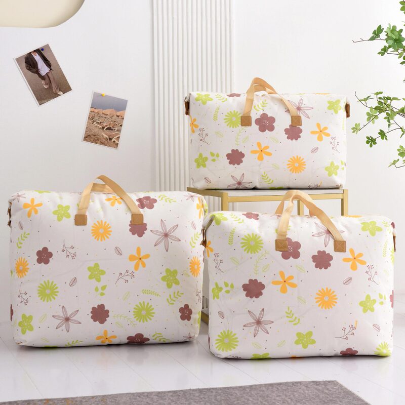 Quilt Storage Bag Finishing Bag Clothes Large Capacity Woven Bag Quilt Duffel Bag Moving Bag