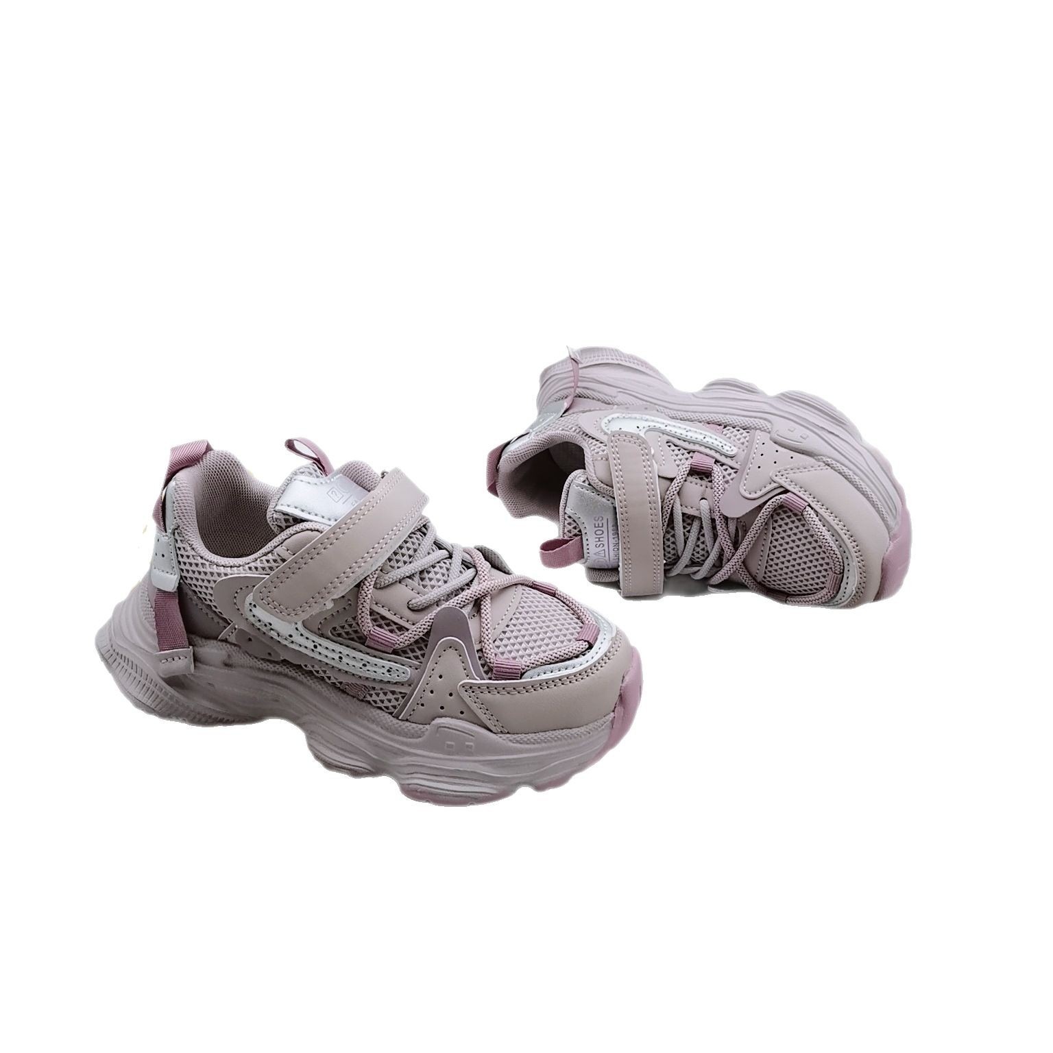 32-41 Tamaño 2026 doble red primavera y otoño zapatos deportivos para niños y niñas zapatos casuales transpirables zapatos de correr para niños grandes