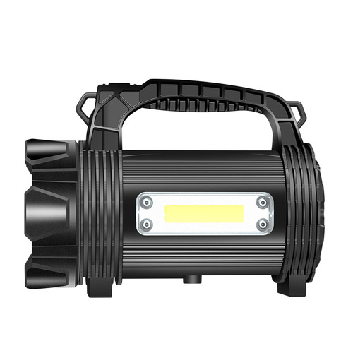 Cross-border new strong light long-range flashlight USB rechargeable portable searchlight LED multi-function outdoor lighting