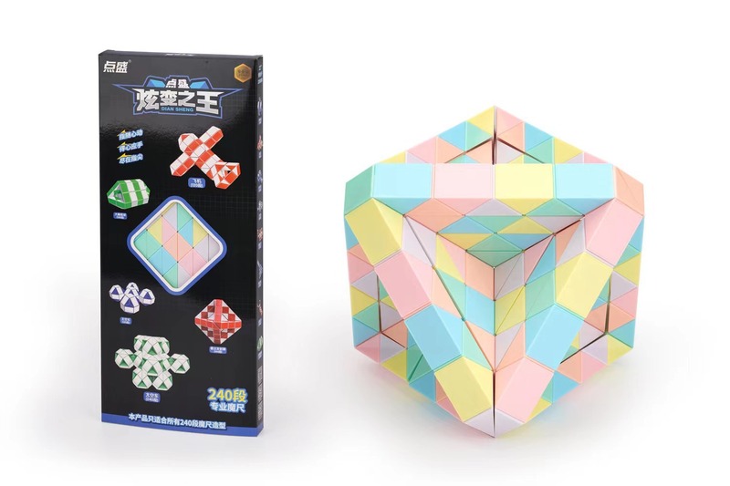 Diansheng 多用途マジック定規マカロンカラー 24 セグメント-240 セグメント教育子供のおもちゃルービックキューブ幼稚園ギフト卸売|undefined