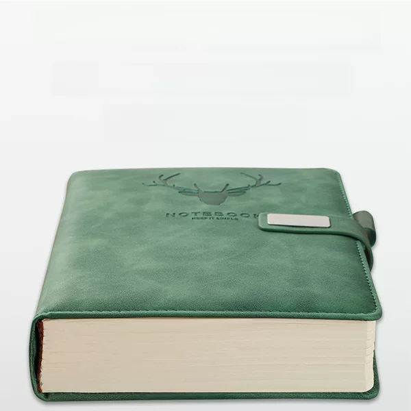 A5 Iron Buckle Thickened Notebook B5 Student Diary High-Value Meeting Office Notebook Custom Wholesale