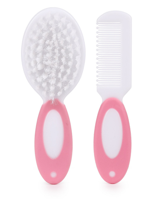 Pein transfronterizo para bebés cepillo de lana para bebés masaje conjunto de peinado de pelo suave limpio para recién nacidos de baño de peinado de baño