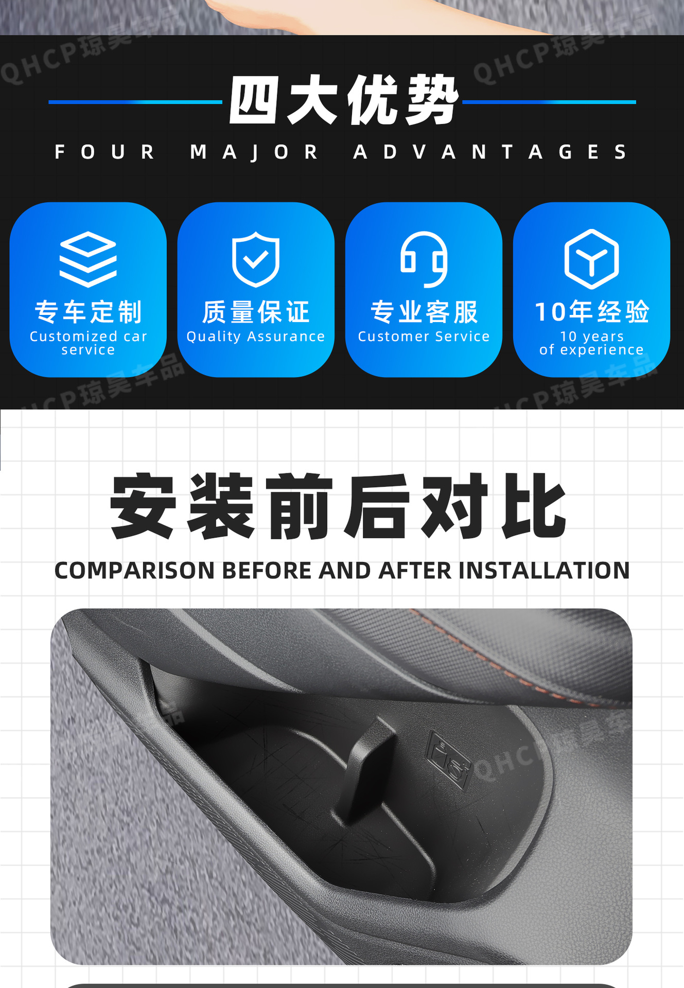 19-26 Models Subaru Forester Xubao Silicone Car Door Storage Box Car Storage Organizer Car Accessories