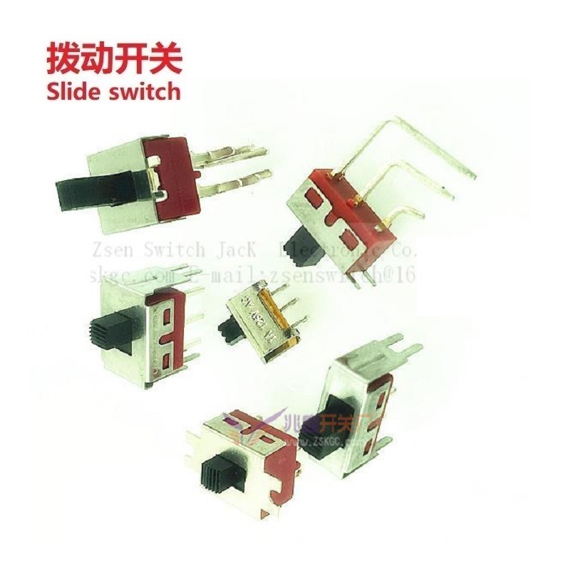 侧拨式拨动开关大电流5A/卧式高功率滑动开关3A,大电流转换开关