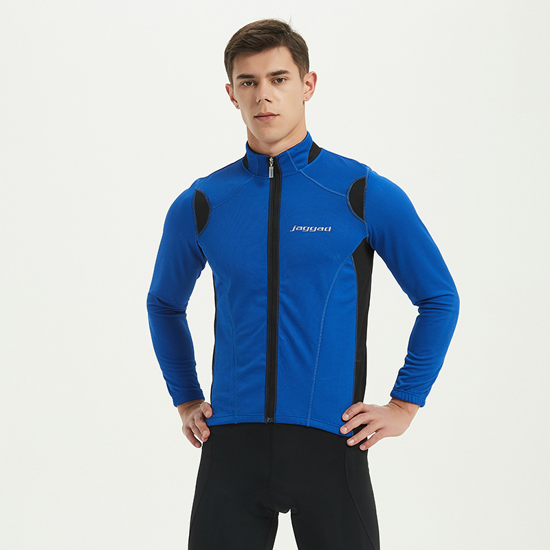 Jaggad2024 Spring and Autumn New Color-Blocked Road and Mountain Cycling Jersey, Sweat-Wicking and Breathable Cycling Top, Factory Direct Sale