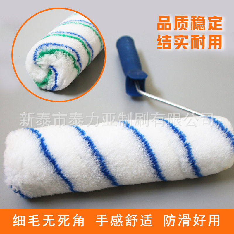 Rodillo de pintura de 4 pulgadas 6 pulgadas de 8 pulgadas de papel pintado rodillo de 9 pulgadas de 10 pulgadas pequeño pulgar sin cepillo de rodillo de ángulo muerto