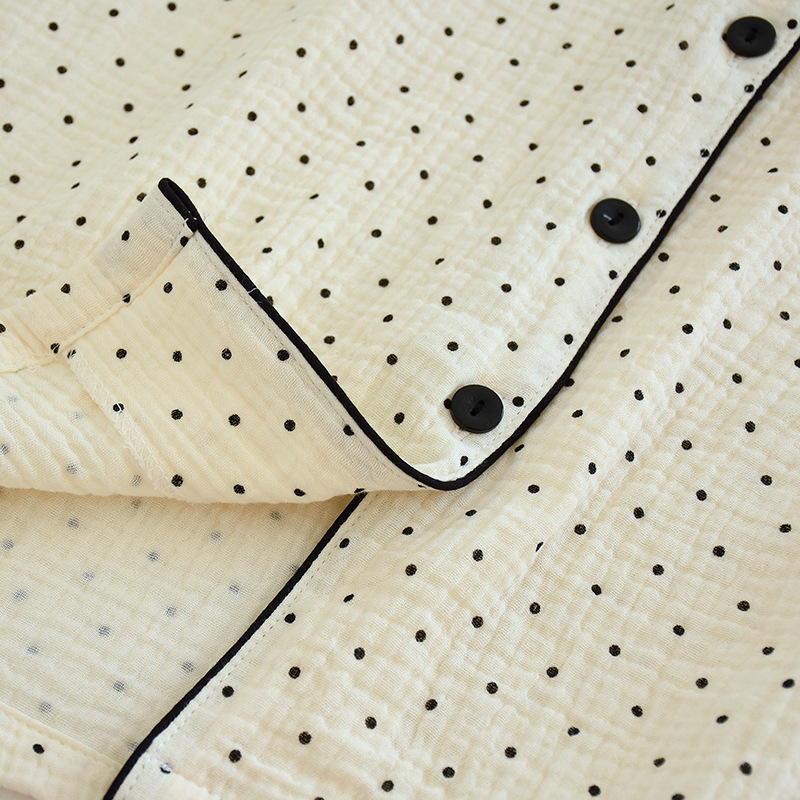 Title 10, Damen Sommer Pyjama aus reiner Baumwolle mit ku...