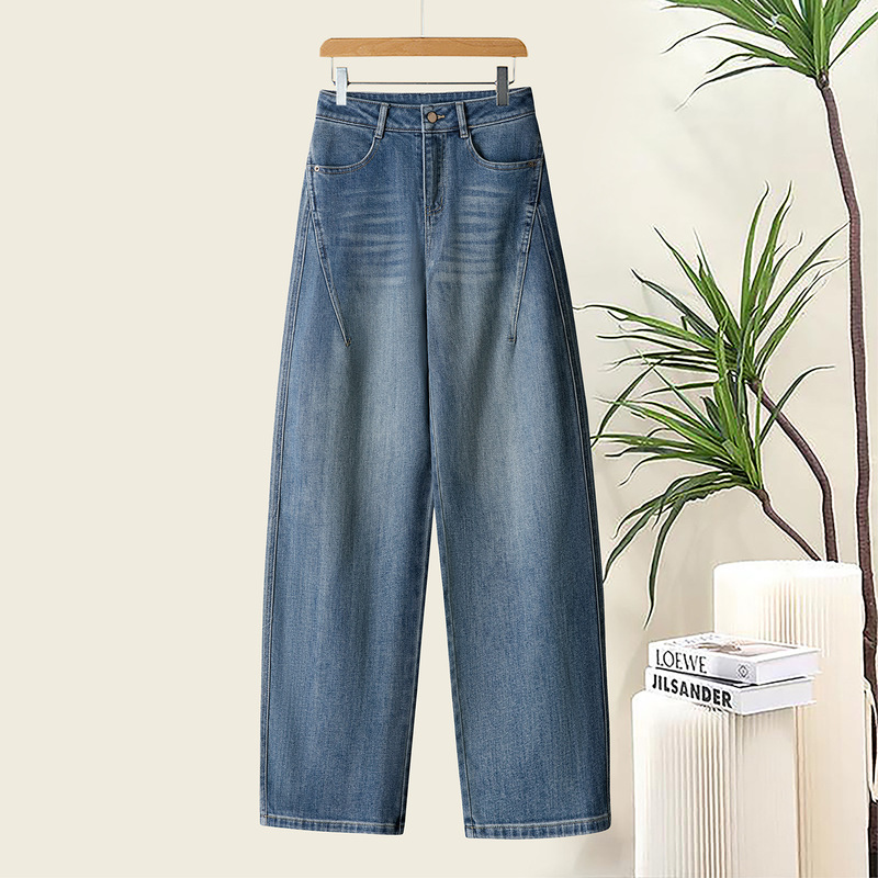 Women's Scimitar Pants 2025 New Style This Year's Popular Hot Style Guangzhou Xintang Jeans Official Flagship Store Spring & Fall Clothing