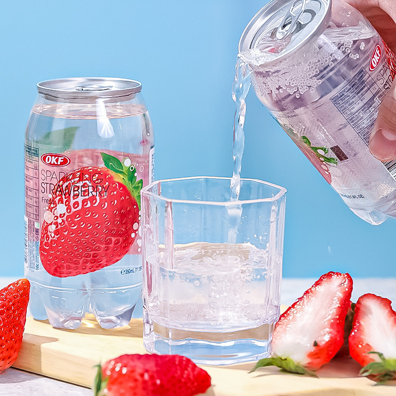 Import handheld strawberry, Korean style, 350 ml
