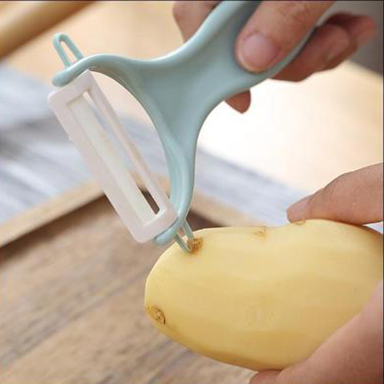 家庭用北欧色の皮むきナイフ北欧色の皮むき器セラミック刃多機能野菜皮むき器キッチン皮むき|undefined