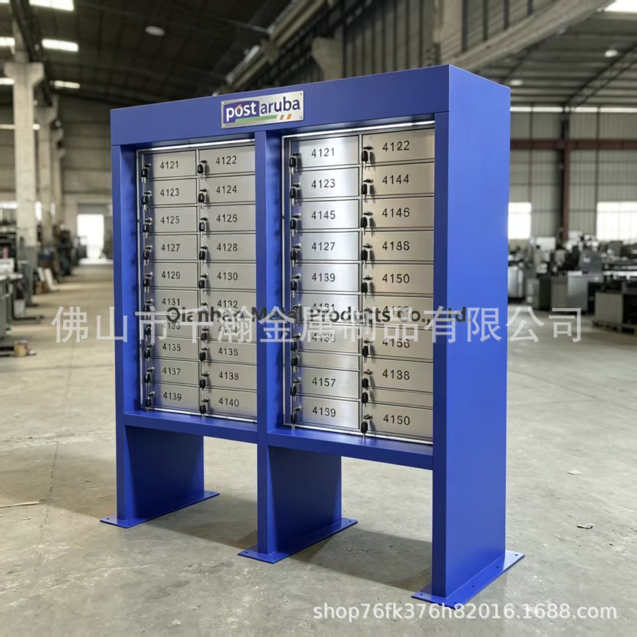 Direct sales from the manufacturer: Outdoor mailboxes at favorable prices, made of brushed stainless steel with a spray-coated finish, sun-resistant, suitable for residential areas and newspaper storage
