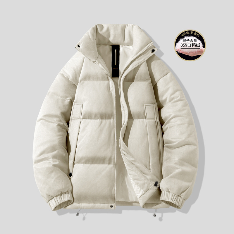 Genuine demi-season down jacket