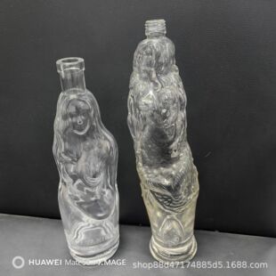 375mlglassjar500mlglassbottle�����ϰ׾�ƿ����ƿ��Ů���w��ƿ