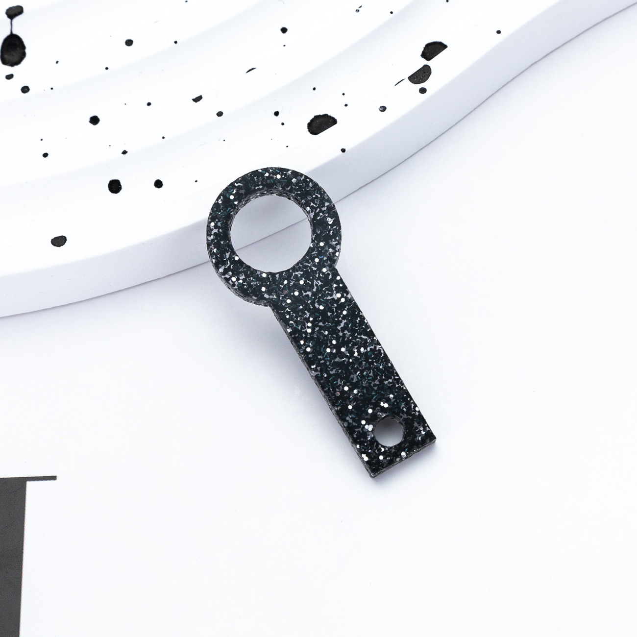 Nuevo DIY cuentas acrílico colgante de paja adecuado para 8mm - 10mm Ice Ba Cup accesorios de paja al por mayor