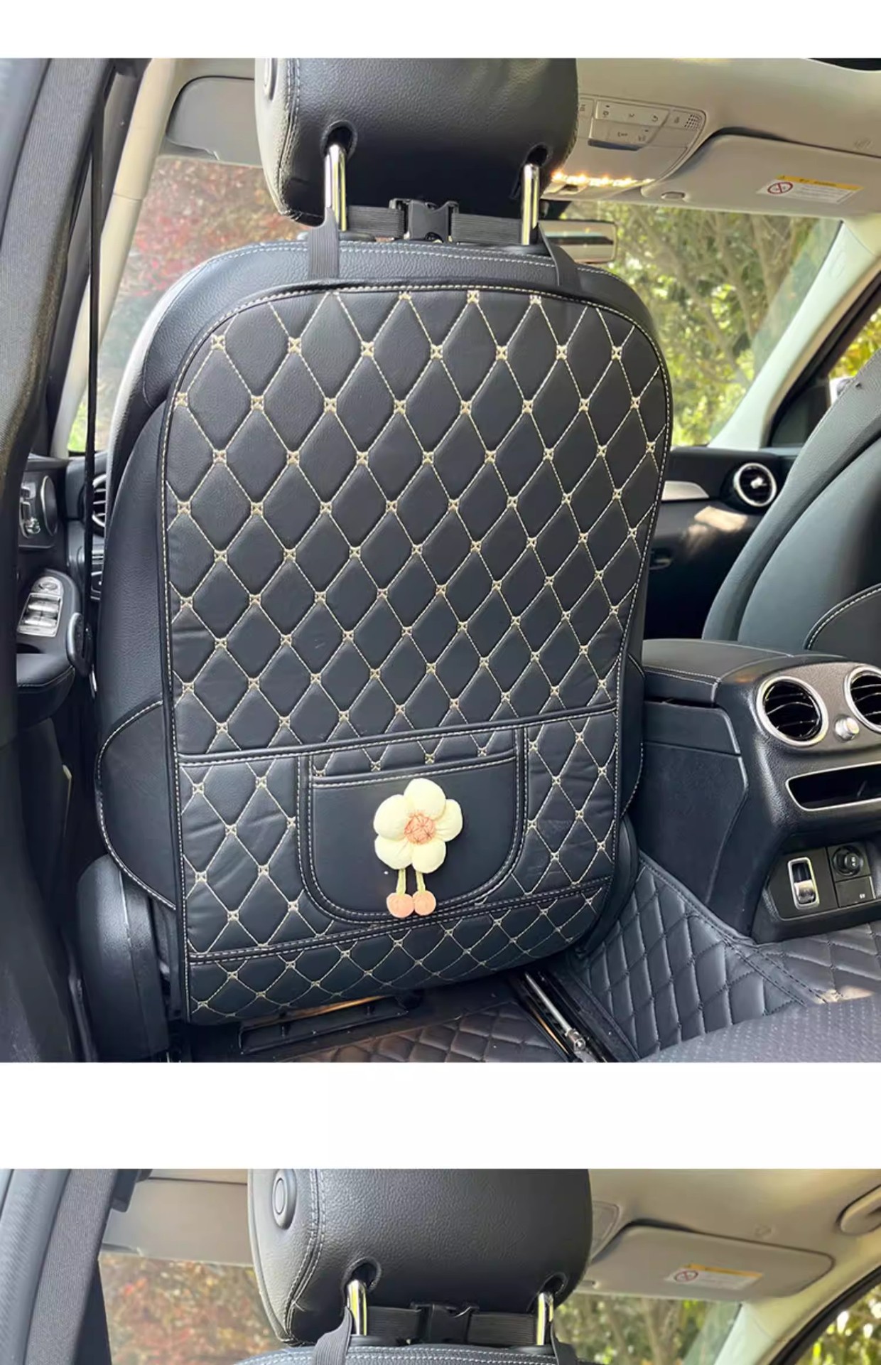 Car Anti-Kick Pad, Seat Back Protection Pad, Backrest Protective Pad, Children's Rear Seat Car Anti-Wear and Anti-Dirt Pad