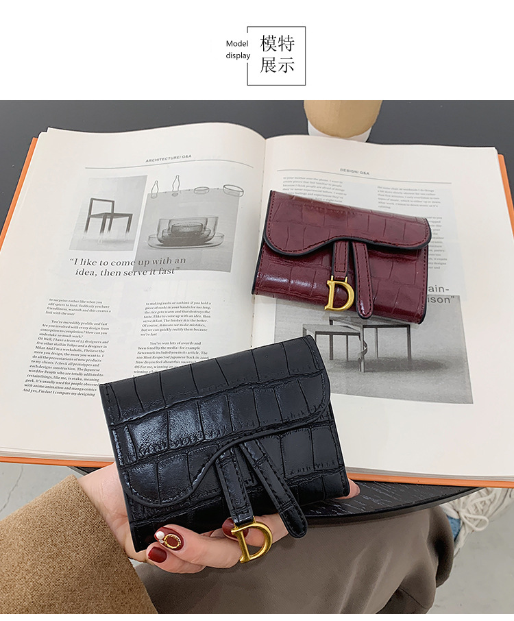 CD – Neue Luxus-Designer-Lederbrieftasche