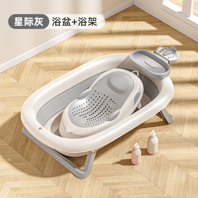 bañera de bebés grande casa sentada sensible al calor bañera de bebés plegable colgado en la pared bañera de baño de bebés recién nacidos